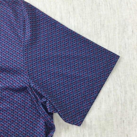 Callaway Polo Shirt Mens 2XL Navy Golf Performance Short Sleeve Slit Pullover - Picture 7 of 10